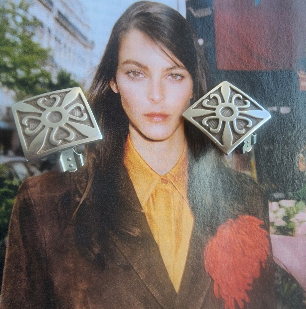 Stylish Sterling Silver Clip On Earrings TAXCO
